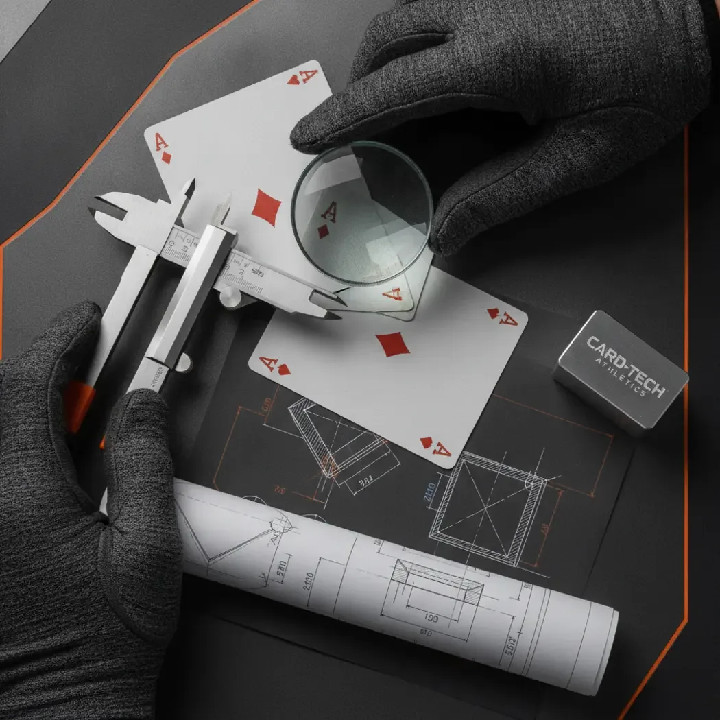 Engineering and quality testing of playing cards